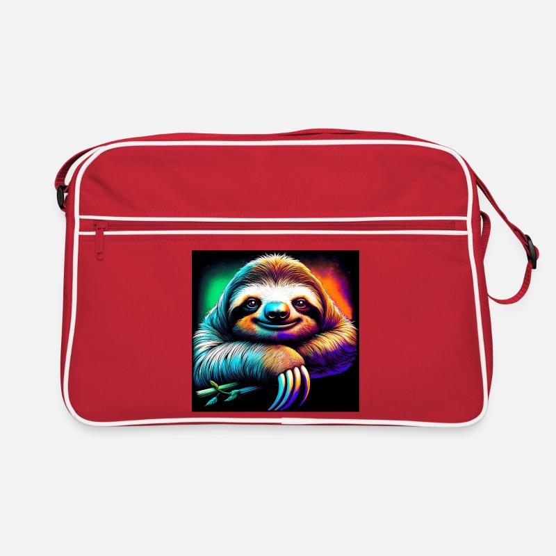 sloth - Retro Bag - red/white