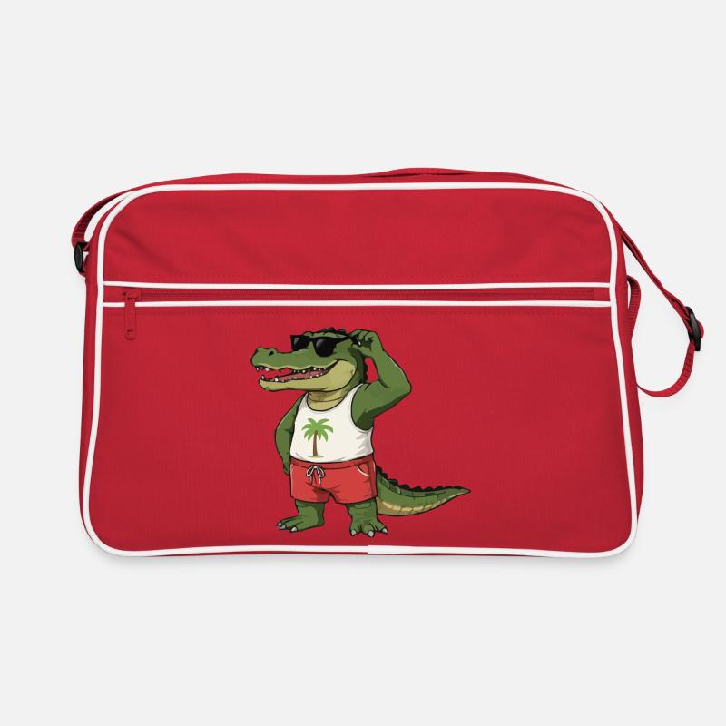 Krokodil Comic Retro Tasche
