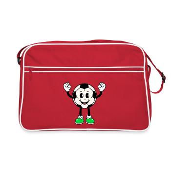 Football Fan - Retro Bag - red/white - Front