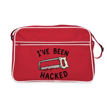 J’ai été piraté (amputé drôle) - Sac Retro - rouge/blanc - Devant