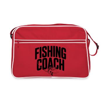 Fishing Coach - Retro Bag - red/white - Front