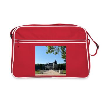 Castle of Chenonceau - Retro Bag - red/white - Front