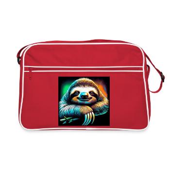 paresse - Sac Retro - rouge/blanc - Devant