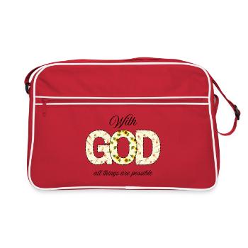 GOD - Retro Bag - red/white - Front