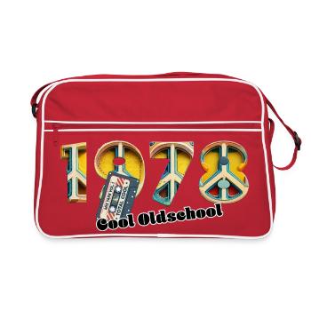 1978 Vintage Retro – Cassette – Cool Olds - Retro Bag - red/white - Front