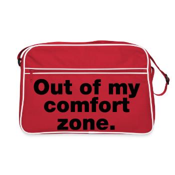 Hors de ma zone de confort - Sac Retro - rouge/blanc - Devant