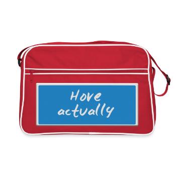 Hove actually - Retro Bag - red/white - Front
