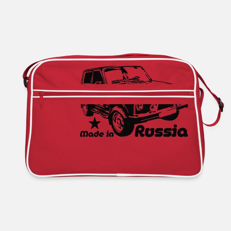 Lada Niva - Retro Tasche - Rot/Weiß