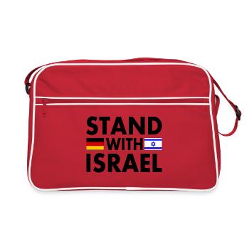 Stand with israel - Sac Retro - rouge/blanc - Devant