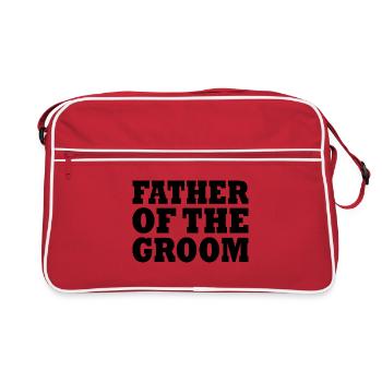 Father of the groom - Sac Retro - rouge/blanc - Devant