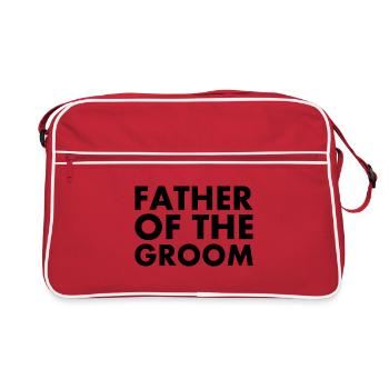 Father of the groom - Sac Retro - rouge/blanc - Devant