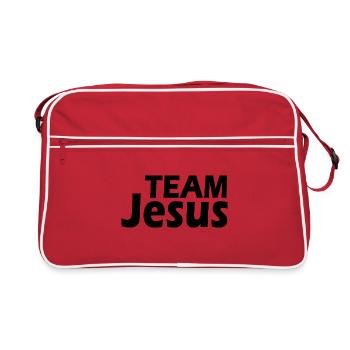Team jesus - Sac Retro - rouge/blanc - Devant