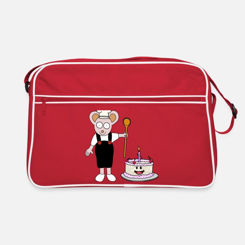 Idée cadeau d’anniversaire Mouse Baker Pastry Chef Sac Retro