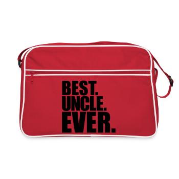 Onkel uncle - Retro Tasche - Rot/Weiß - Vorne