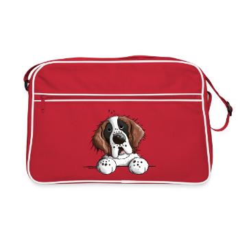 Mignon Saint Bernard - Sac Retro - rouge/blanc - Devant