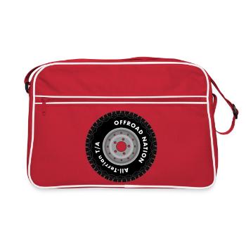 Pneus Offroad Nation - Sac Retro - rouge/blanc - Devant