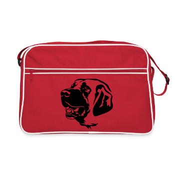 Kangal Tête - Sac Retro - rouge/blanc - Devant
