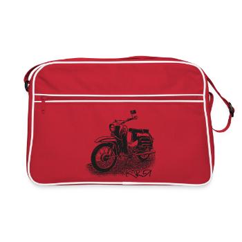 SIMSON Schwalbe KR51 - Retro Bag - red/white - Front
