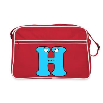 H - Retro Bag - red/white - Front