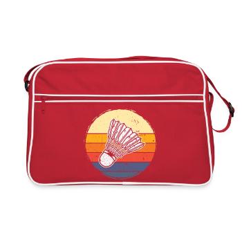 Badminton - Retro Bag - red/white - Front