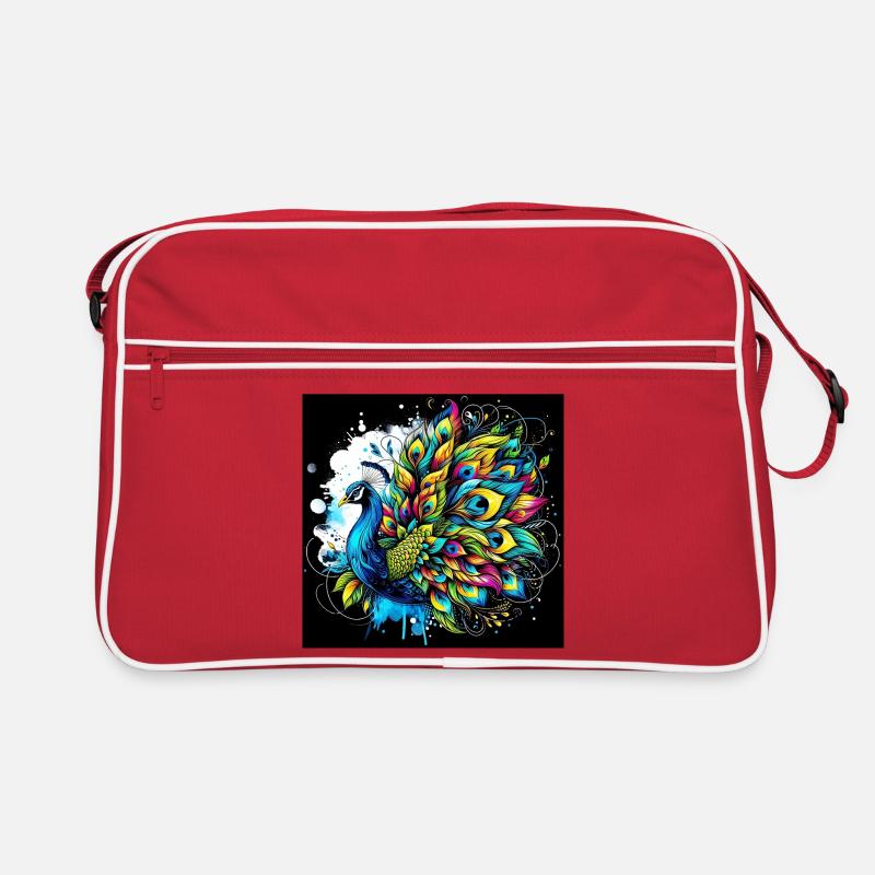Pfau Retro Tasche