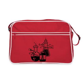 Mischen von Giften - Retro Tasche - Rot/Weiß - Vorne