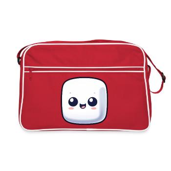Sweet Marshmallow Sugar Comic - Retro Bag - red/white - Front
