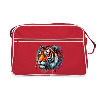 Tiger - Retro Bag - red/white - Front
