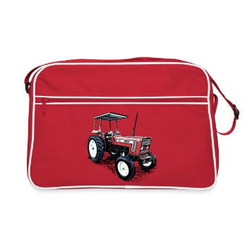 Tractor 666 - Retro Bag - red/white - Front