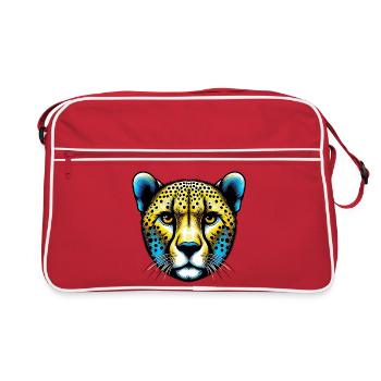 Guépard - Sac Retro - rouge/blanc - Devant