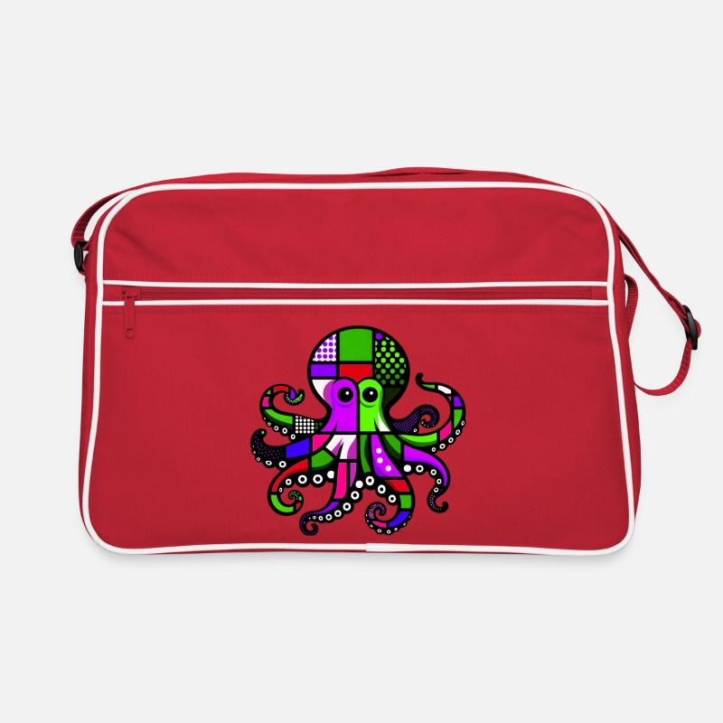 Pieuvre Sac Retro