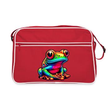 Grenouille - Sac Retro - rouge/blanc - Devant