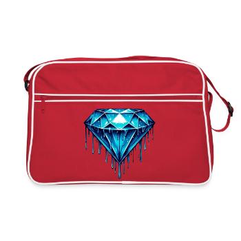 Diamant - Sac Retro - rouge/blanc - Devant