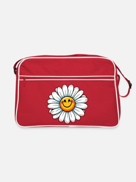 Daisy - Retro Bag - red/white - Front