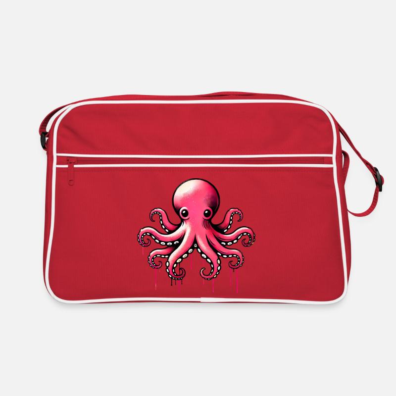 Krake Retro Tasche