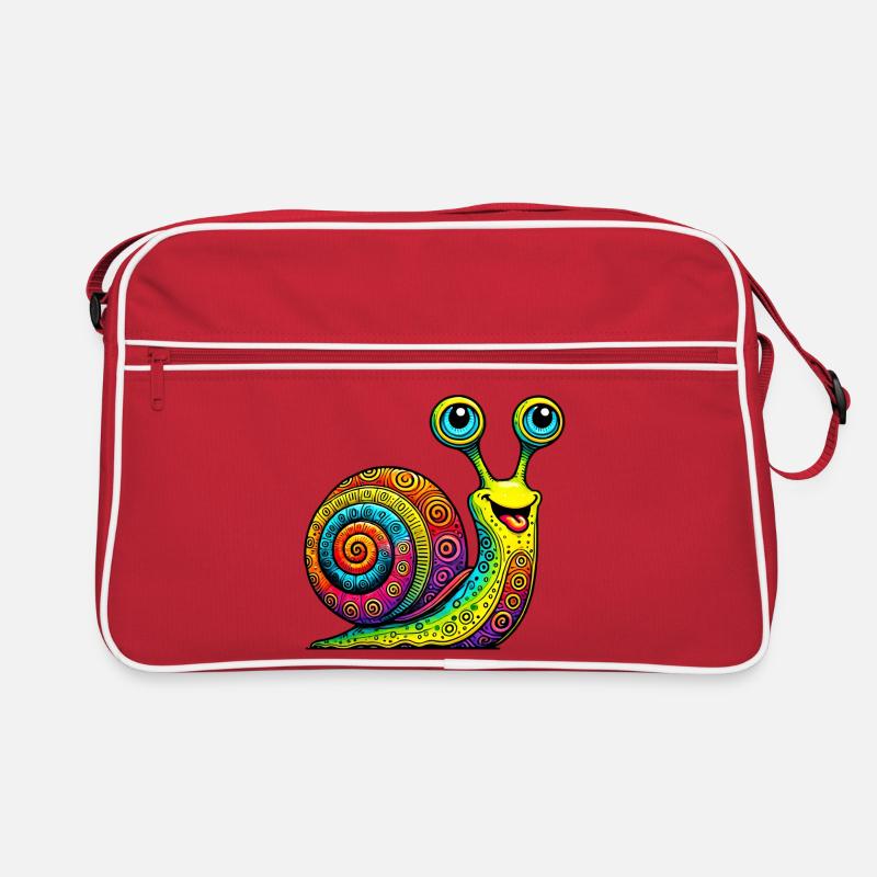 Schnecke Retro Tasche