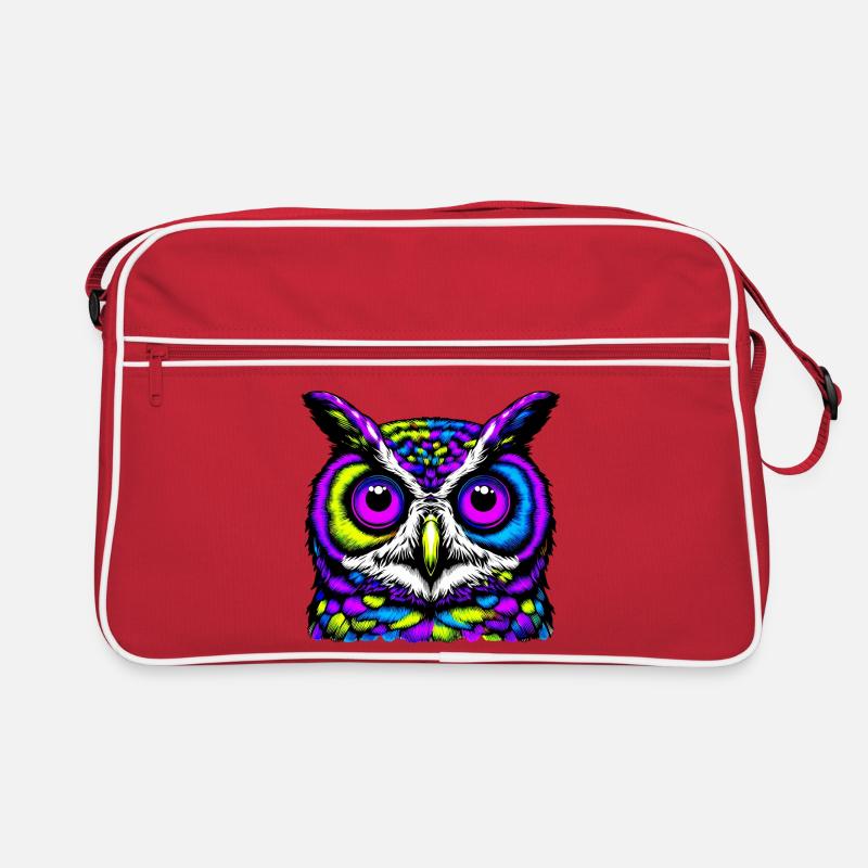 Eule Retro Tasche