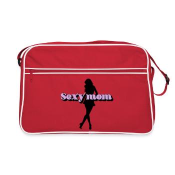 Sexy mom - Sac Retro - rouge/blanc - Devant