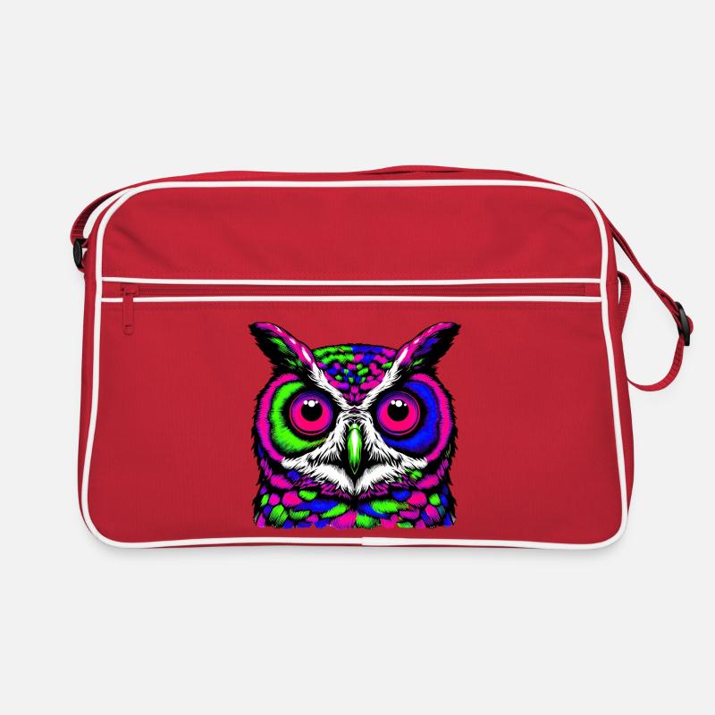 Eule Retro Tasche