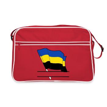 Drapeau Canton de Gueldre - Sac Retro - rouge/blanc - Devant