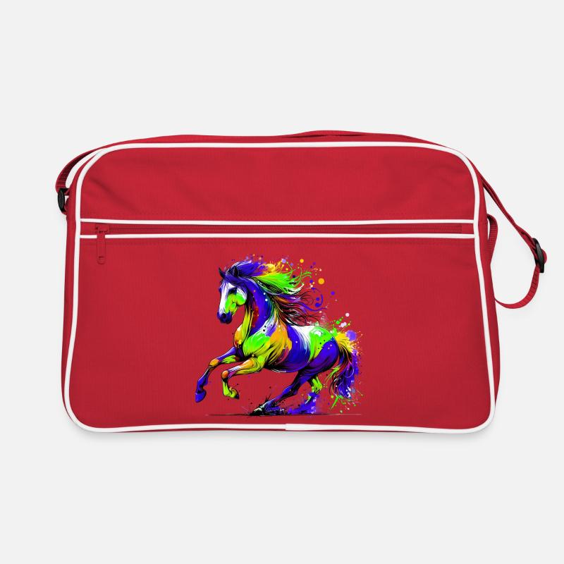 Pferd Retro Tasche