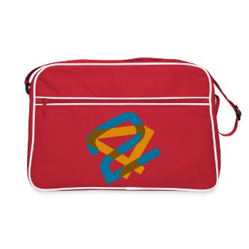 42 - La réponse à tout - Sac Retro - rouge/blanc - Devant
