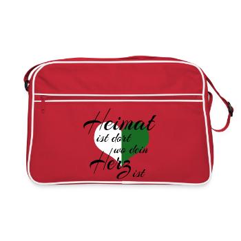 Saxony - Retro Bag - red/white - Front