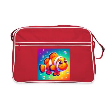 Clownfish - Retro Bag - red/white - Front