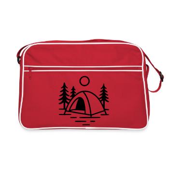 Bivouac - Sac Retro - rouge/blanc - Devant