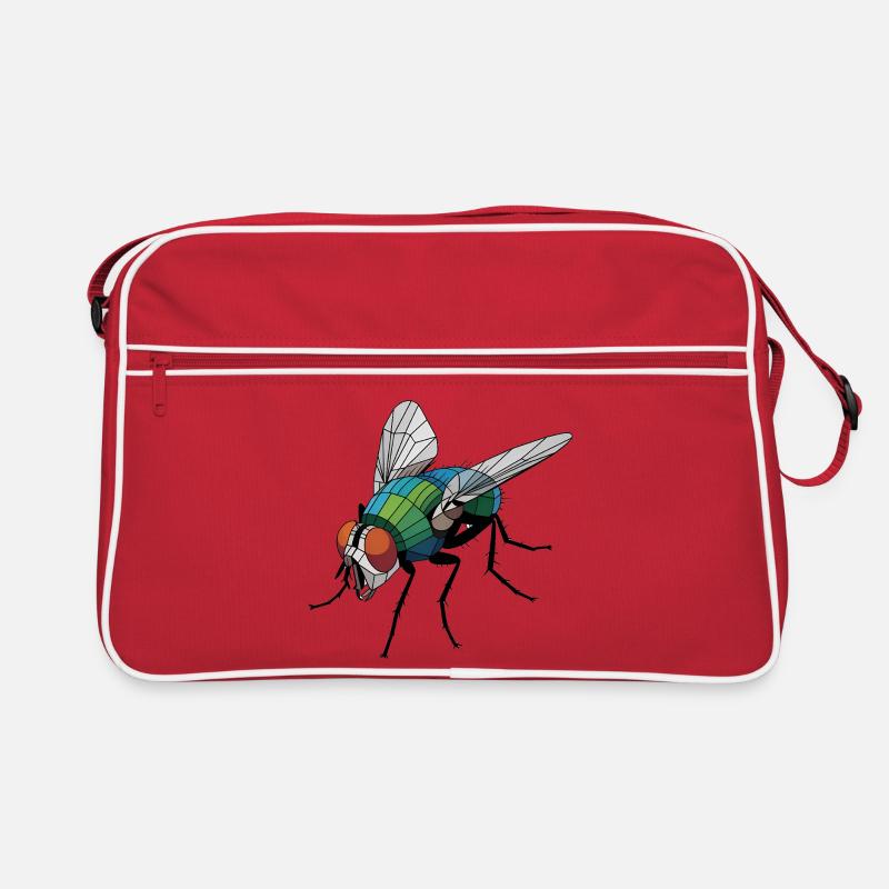 Mouche - Logo Low Poly cool Sac Retro