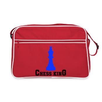 Roi des échecs - Sac Retro - rouge/blanc - Devant