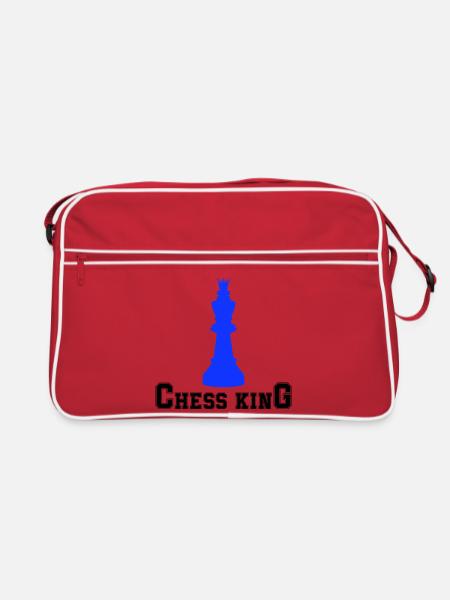 Roi des échecs - Sac Retro - rouge/blanc - Devant