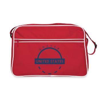 US Soccer Arc Crest - Retro Bag - red/white - Front
