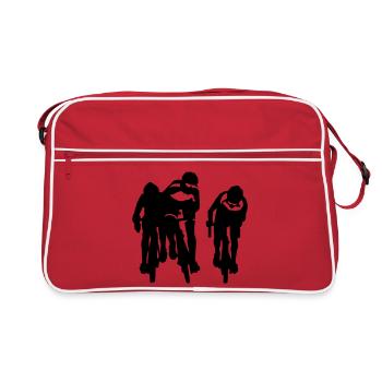 Coureur - Sac Retro - rouge/blanc - Devant